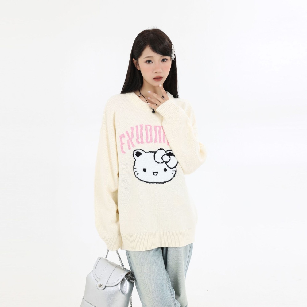 Cat universe letters lovely sweater for women