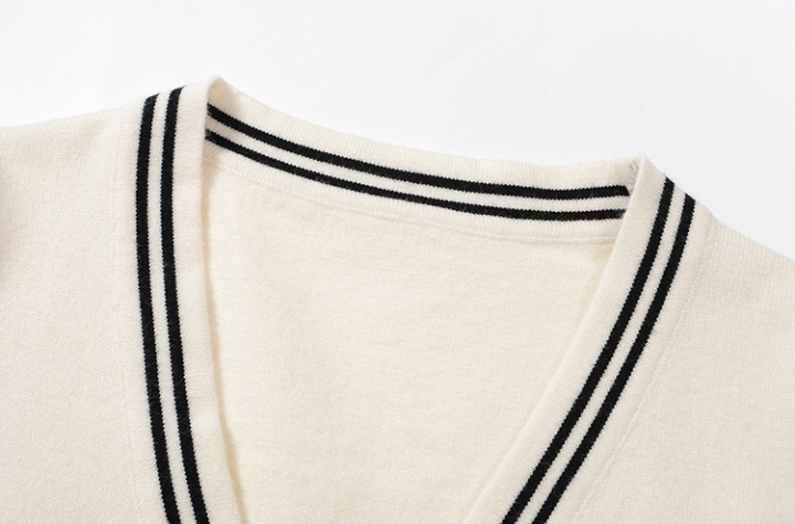 Slim temperament coat long sleeve knitted cardigan for women