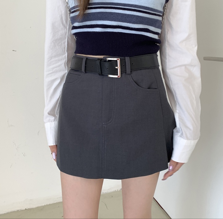 Pure package hip short skirt A-line show high skirt for women
