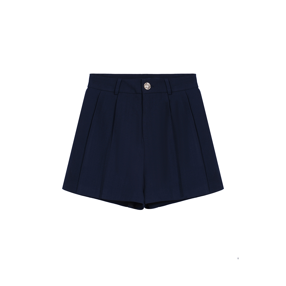 A-line bottoming Casual France style shorts for women