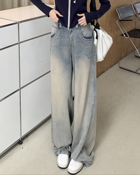 Mopping autumn long pants high waist jeans for women
