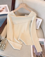 Lotus leaf edges sweater pullover tops for women
