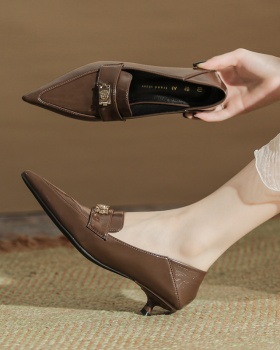 Commuting pointed high-heeled shoes for women