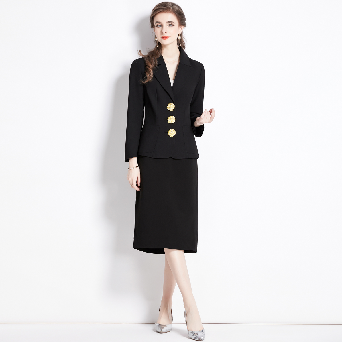 All-match light luxury business suit niche coat for women