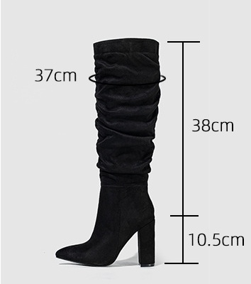 Fashion outdoor sports thigh boots thick women's boots