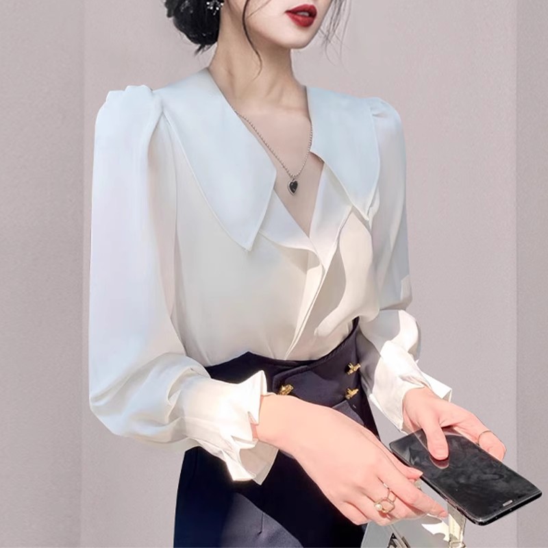 Commuting business suit long sleeve shirt for women