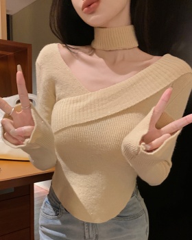 Korean style sweet tops autumn and winter sweater for women