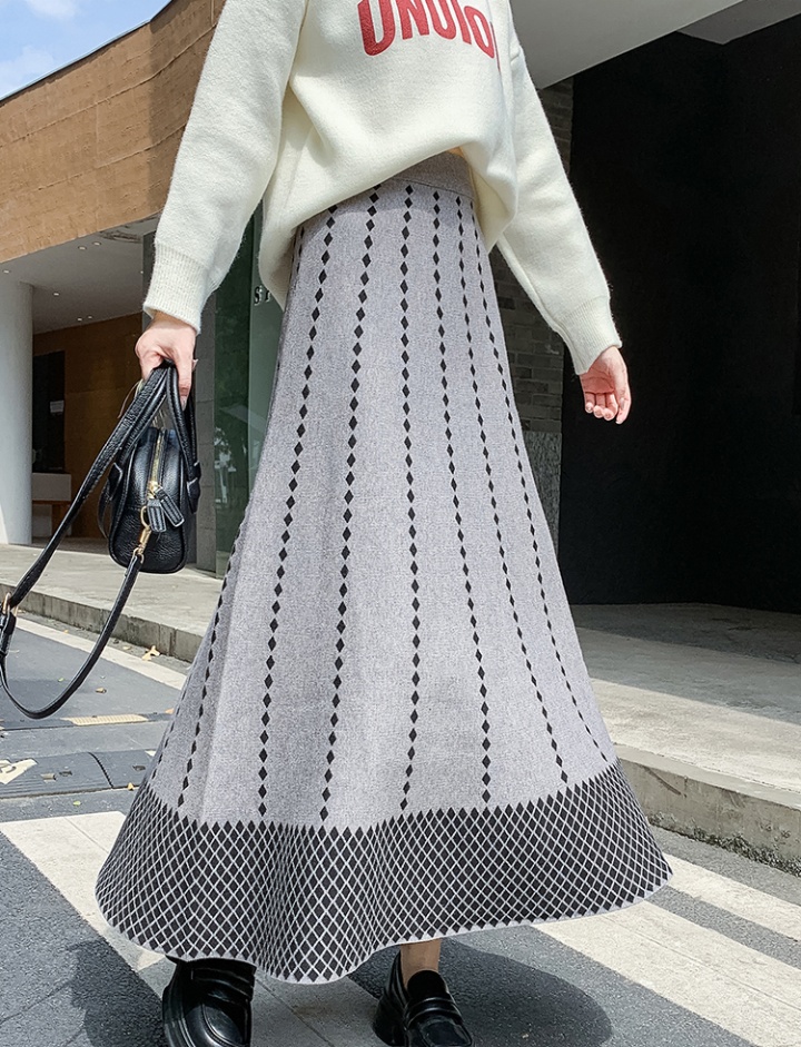 Big skirt A-line long skirt Korean style skirt for women