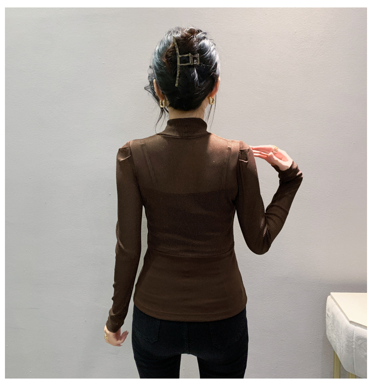 Autumn and winter T-shirt bottoming small shirt for women