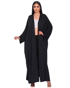 Fashion large yard smock loose sandy beach coat for women