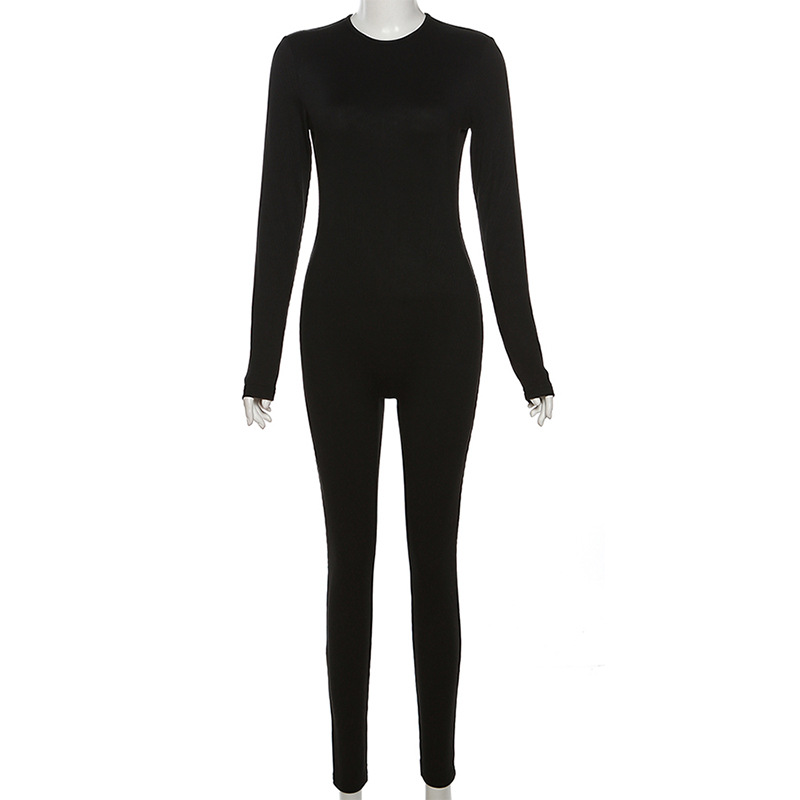 Sports pure tight jumpsuit for women