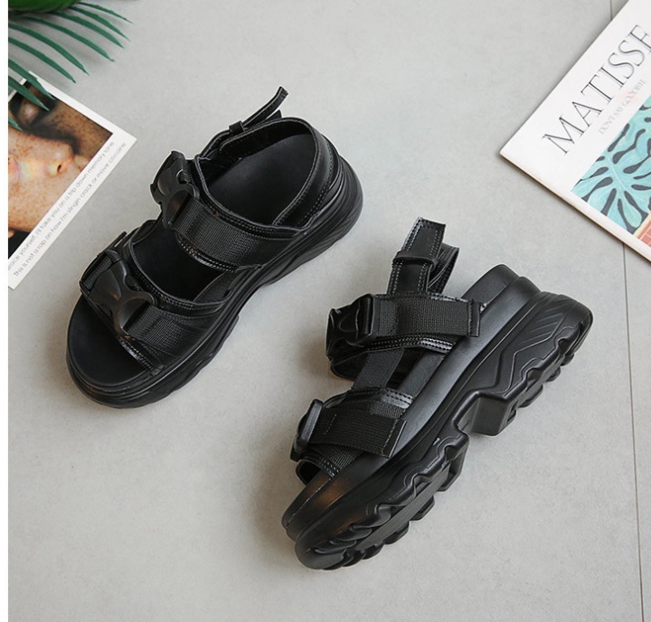 Slipsole Casual velcro sandals rome open toe shoes