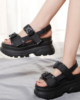 Slipsole Casual velcro sandals rome open toe shoes