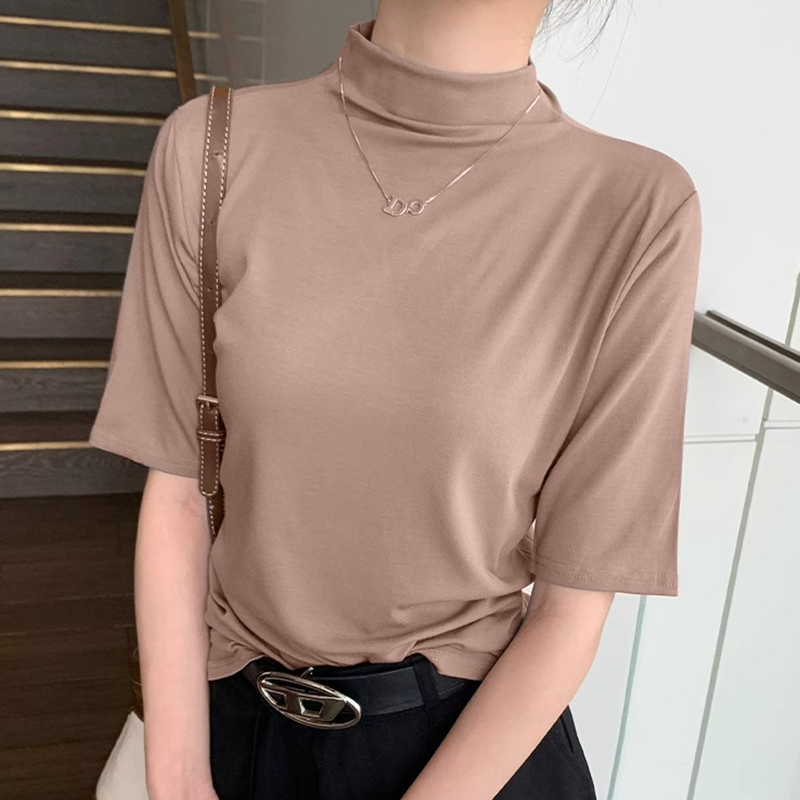 Fashion bottoming shirt Western style tops for women