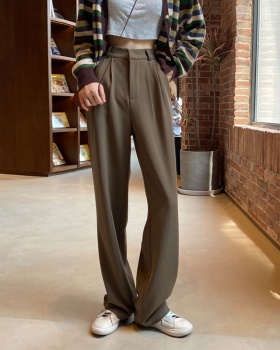 Loose business suit autumn and winter wide leg pants