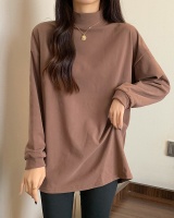 Half high collar thermal tops inside the ride T-shirt
