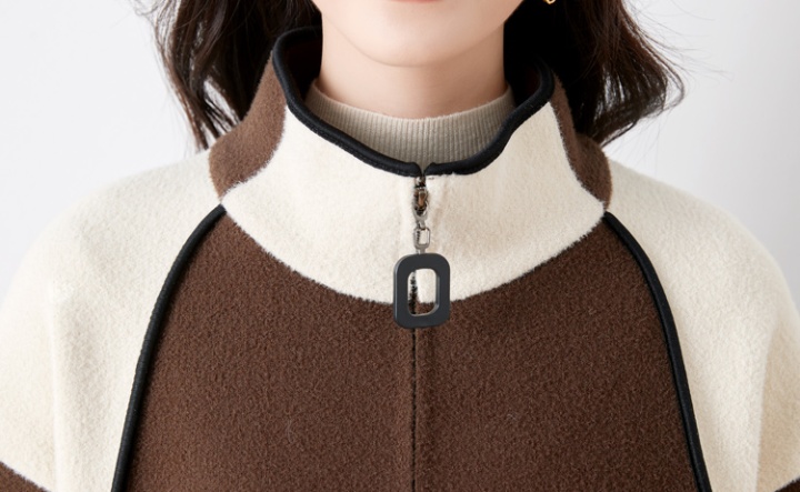 Fashion woolen tops knitted woolen coat