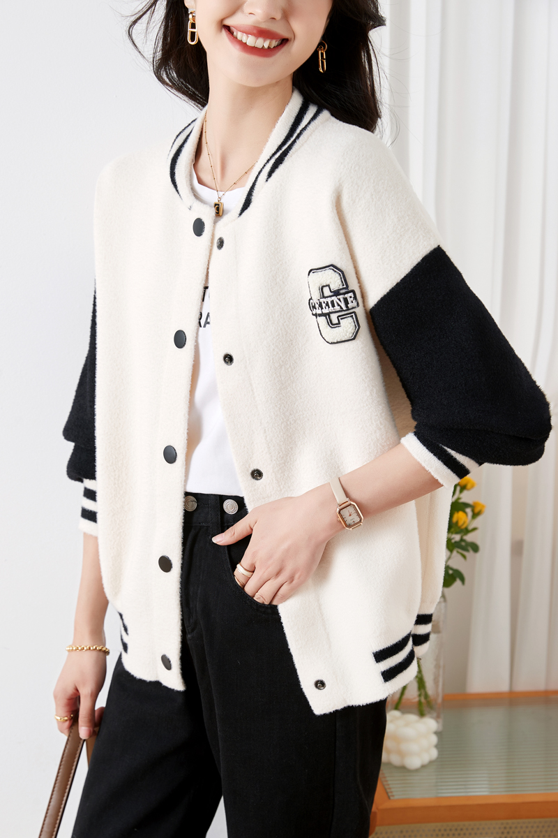 Thermal thick slim coat all-match Casual woolen coat