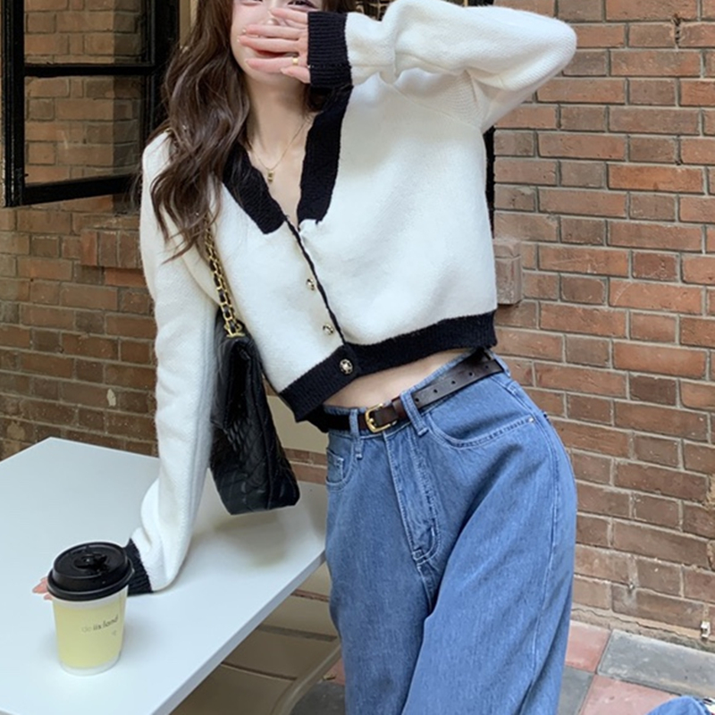 Slim retro tops France style Korean style coat for women
