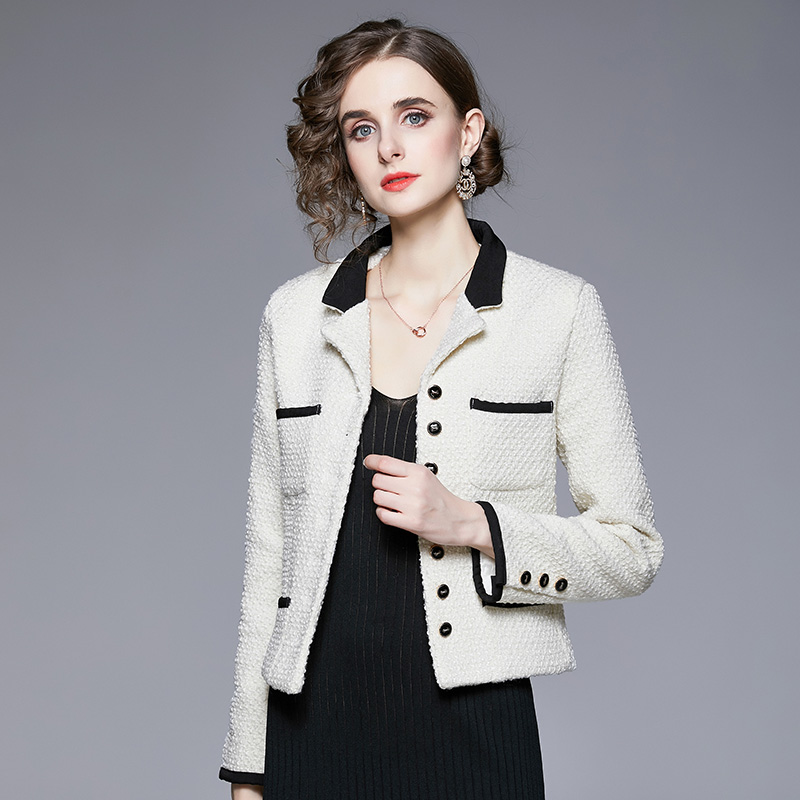 Ladies retro business suit autumn and winter coat
