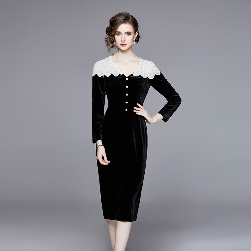 France style package hip ladies dress for women