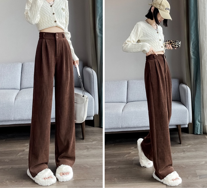 Small fellow suit pants Casual wide leg pants for women