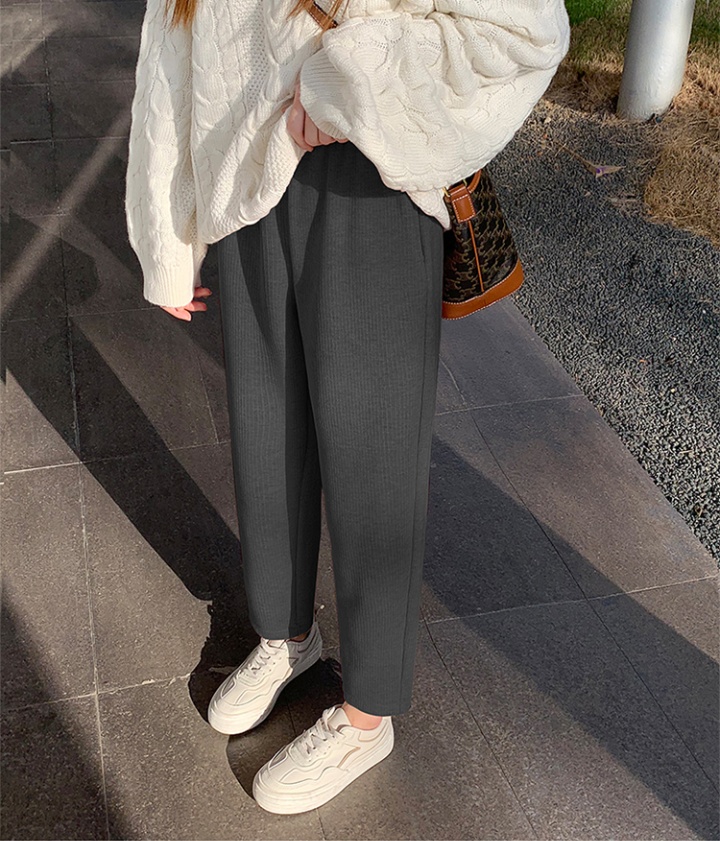 Thermal casual pants thick harem pants for women