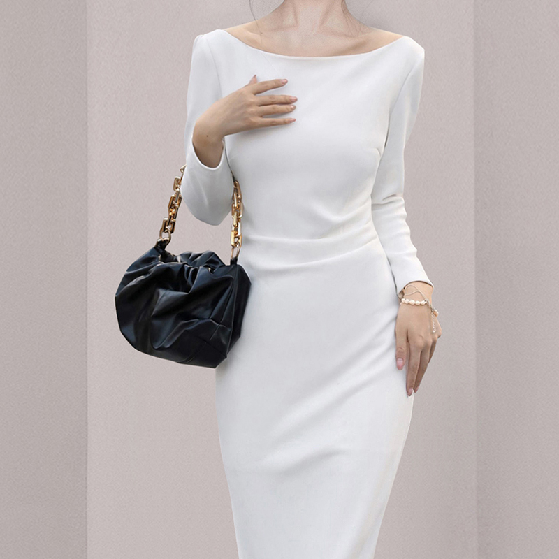 France style formal dress slim dress for women