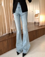 Slim autumn jeans micro speaker long pants for women