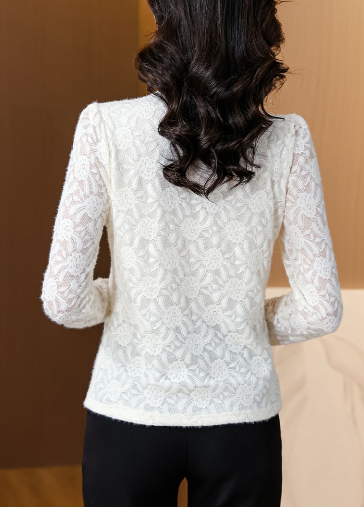 Autumn wears outside bottoming shirt lace shirts for women