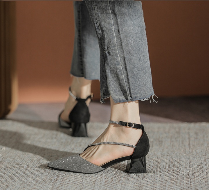 Pointed shoes high-heeled shoes for women