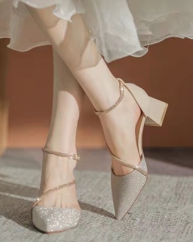 Pointed shoes high-heeled shoes for women