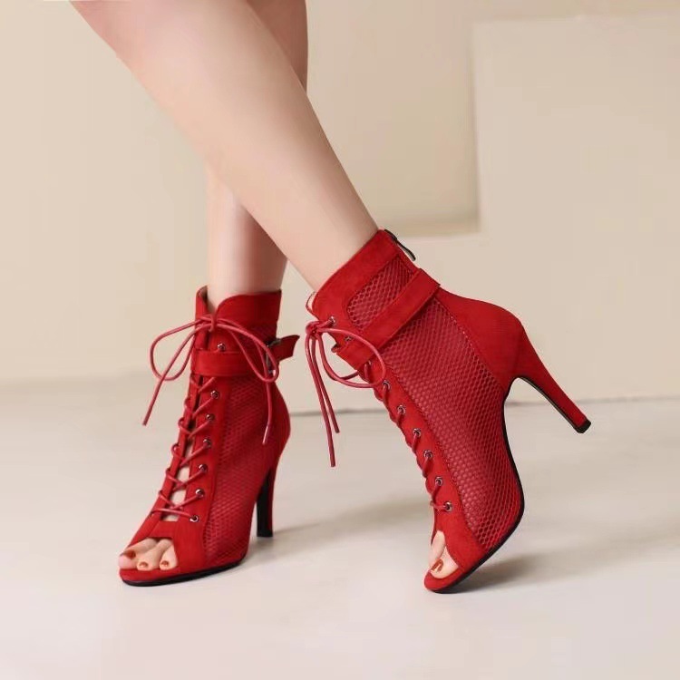 Mesh hollow fashion sandals high-heeled sexy shoes