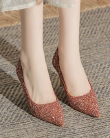 Fine-root pointed wedding shoes fashion shoes for women