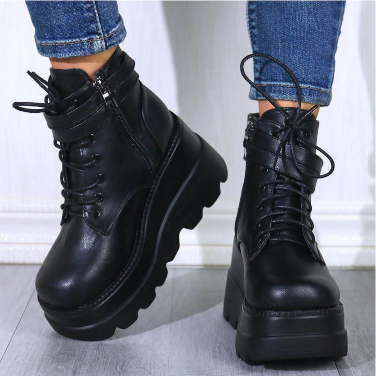 Large yard high-heeled shoes boots for women