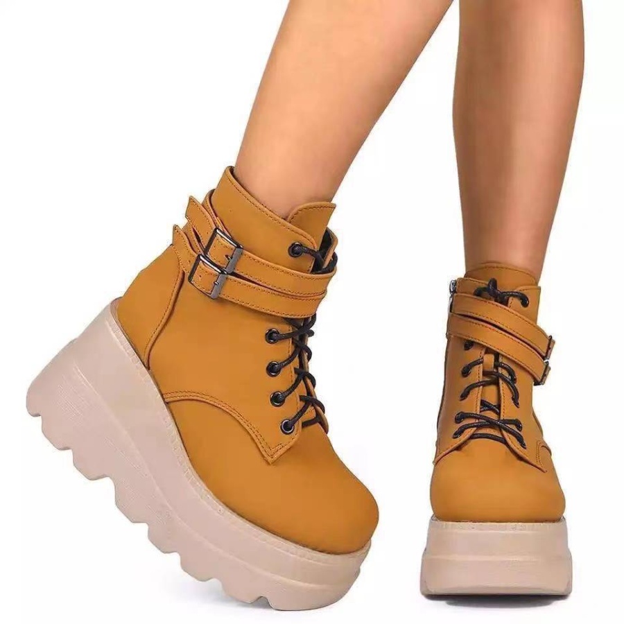 Large yard high-heeled shoes boots for women