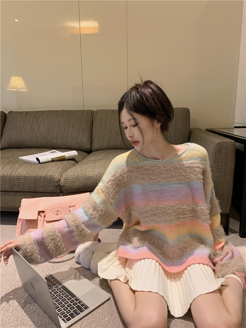 Lazy tops autumn and winter sweater for women