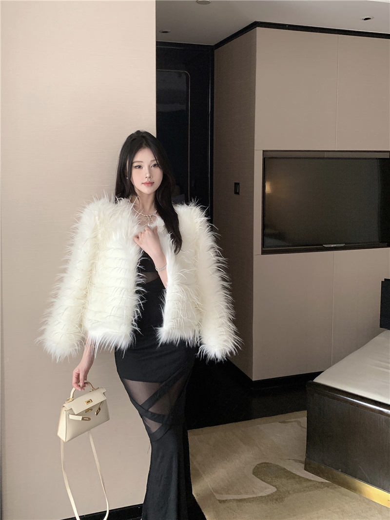Korean style coat temperament fur coat