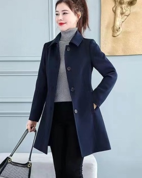 Long windbreaker Korean style coat for women
