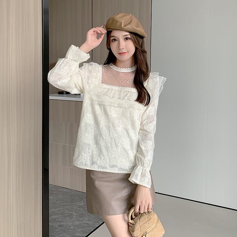 Autumn and winter tops bottoming shirt for women