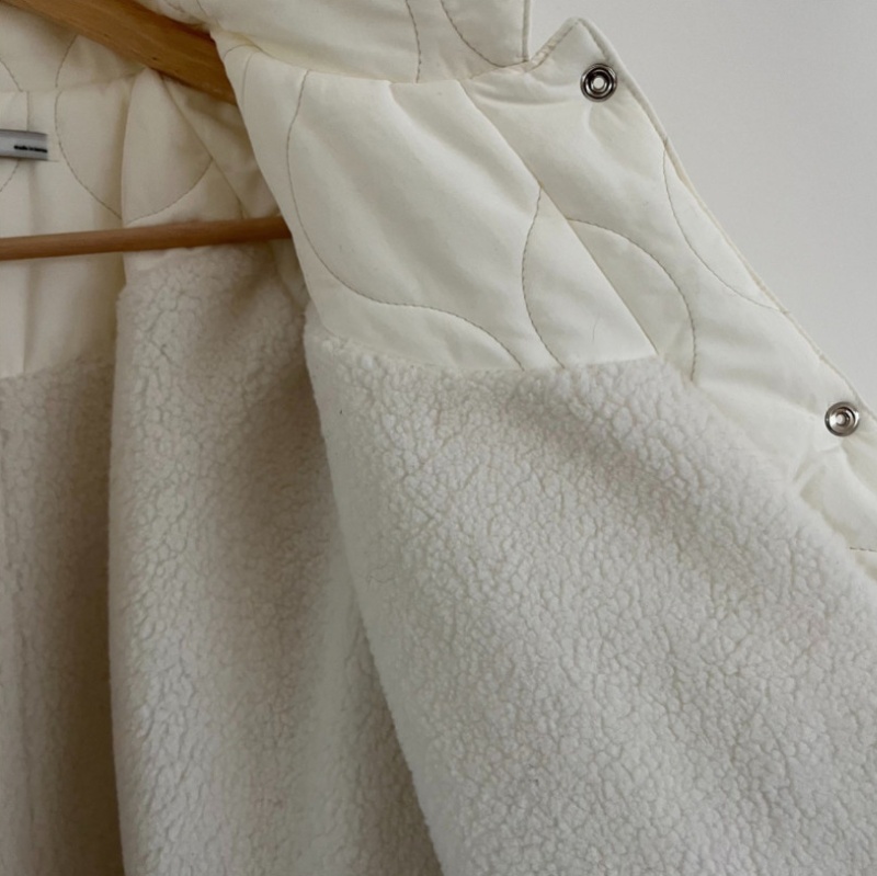 Korean style retro coat lambs wool fashion cotton coat