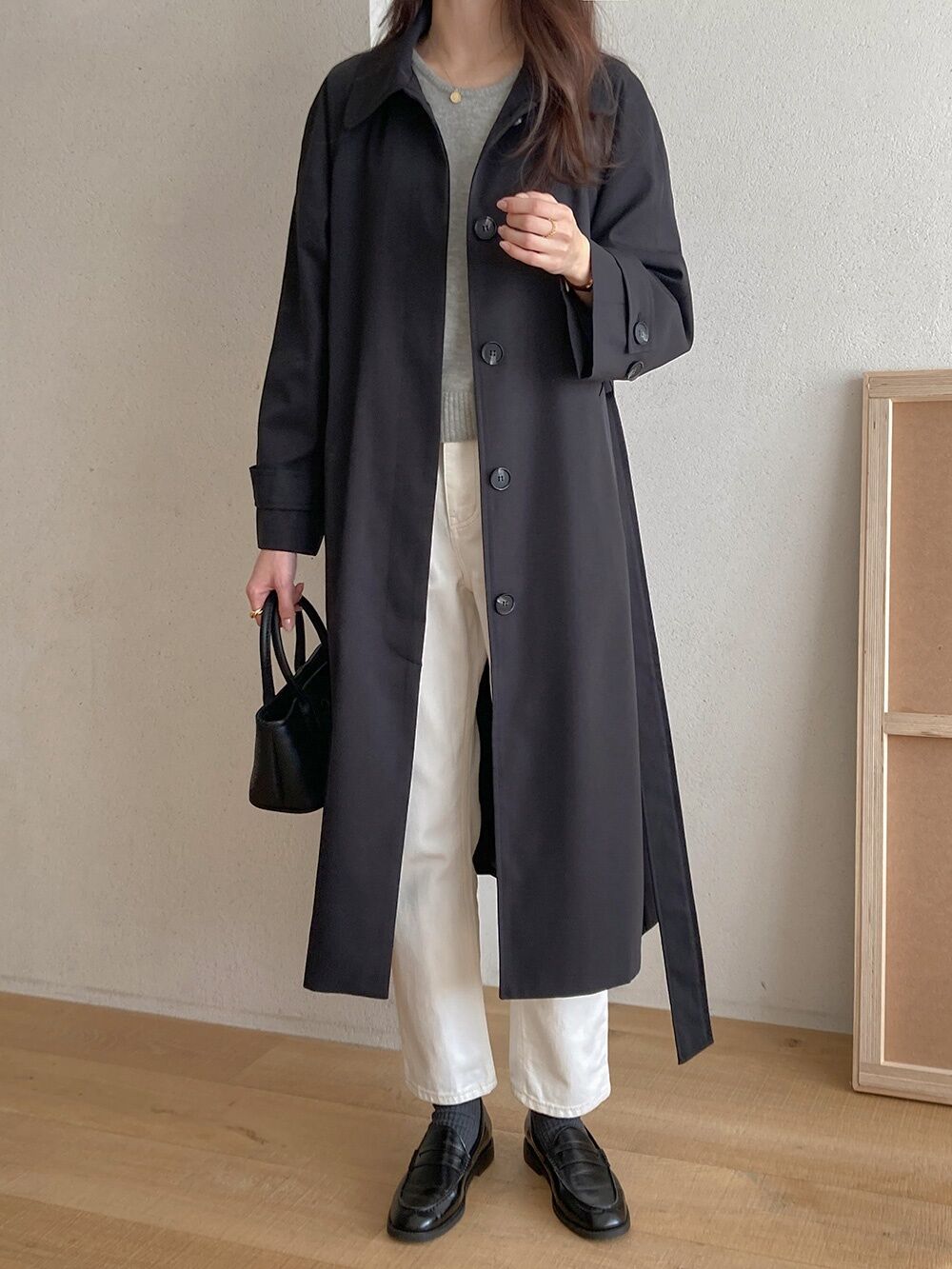 Niche pinched waist coat Korean style windbreaker