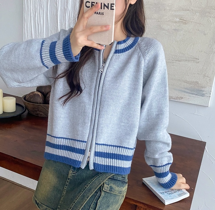 Autumn and winter college style Korean style cardigan