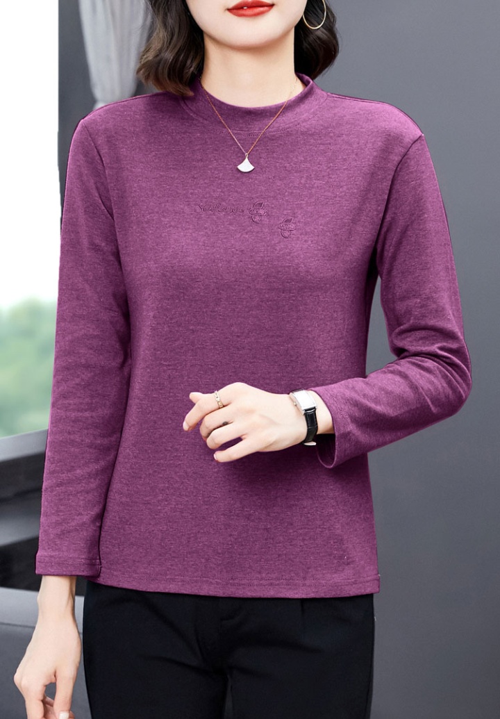 Thermal tops pure cotton bottoming shirt for women