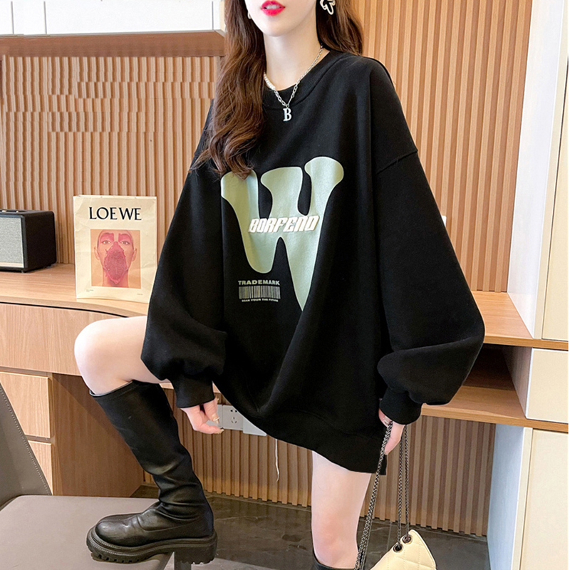 Complex supersoft tops cotton plus velvet hoodie for women