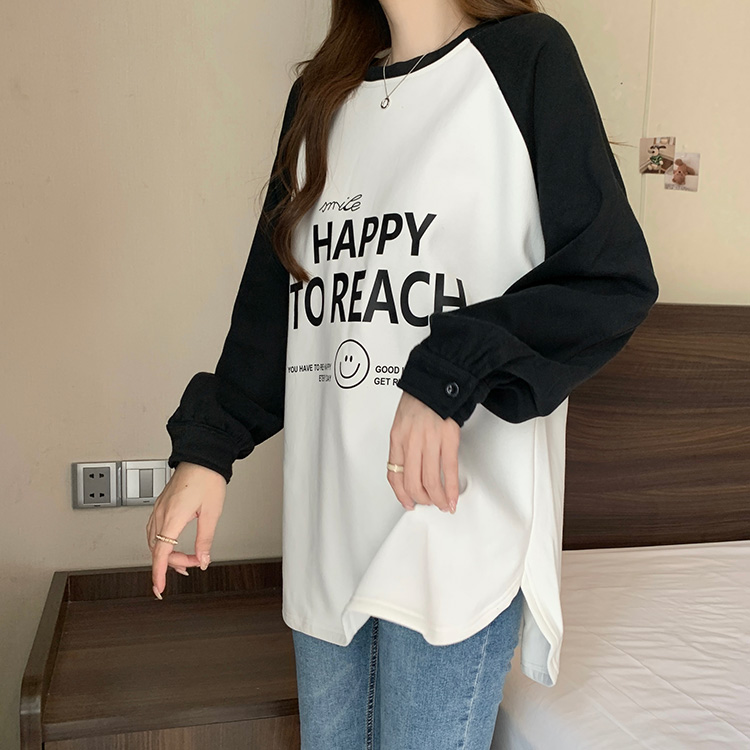 Printing cotton mixed colors complex hoodie for women