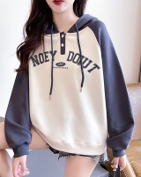 Spring and autumn large yard tops thin hoodie for women