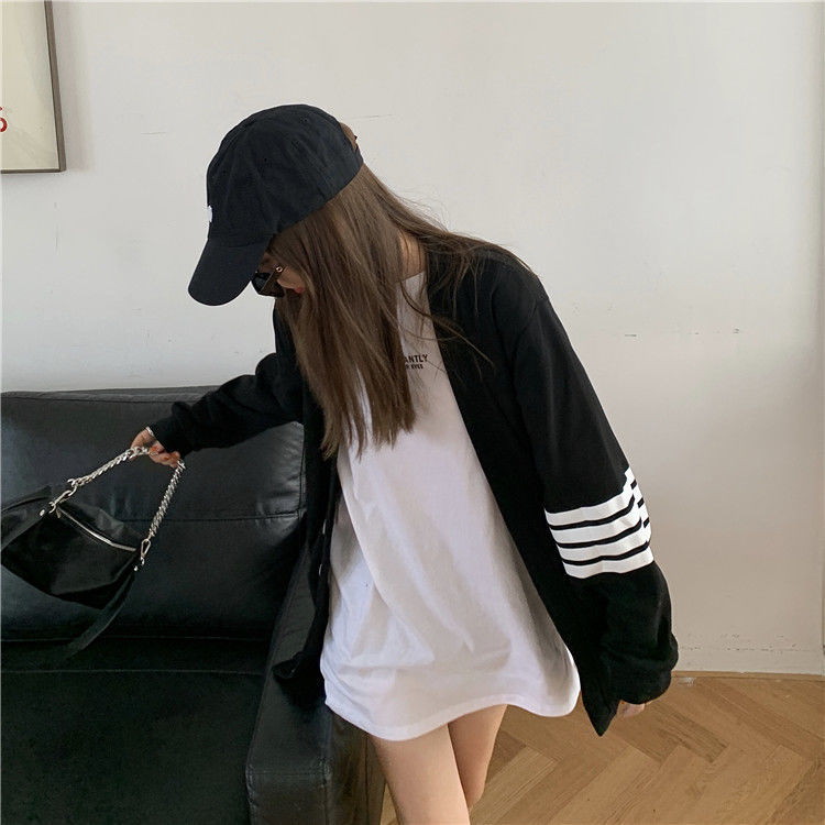 Korean style Casual cardigan scales hoodie for women