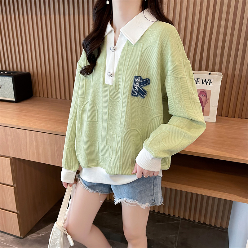 Mixed colors thin hoodie for women