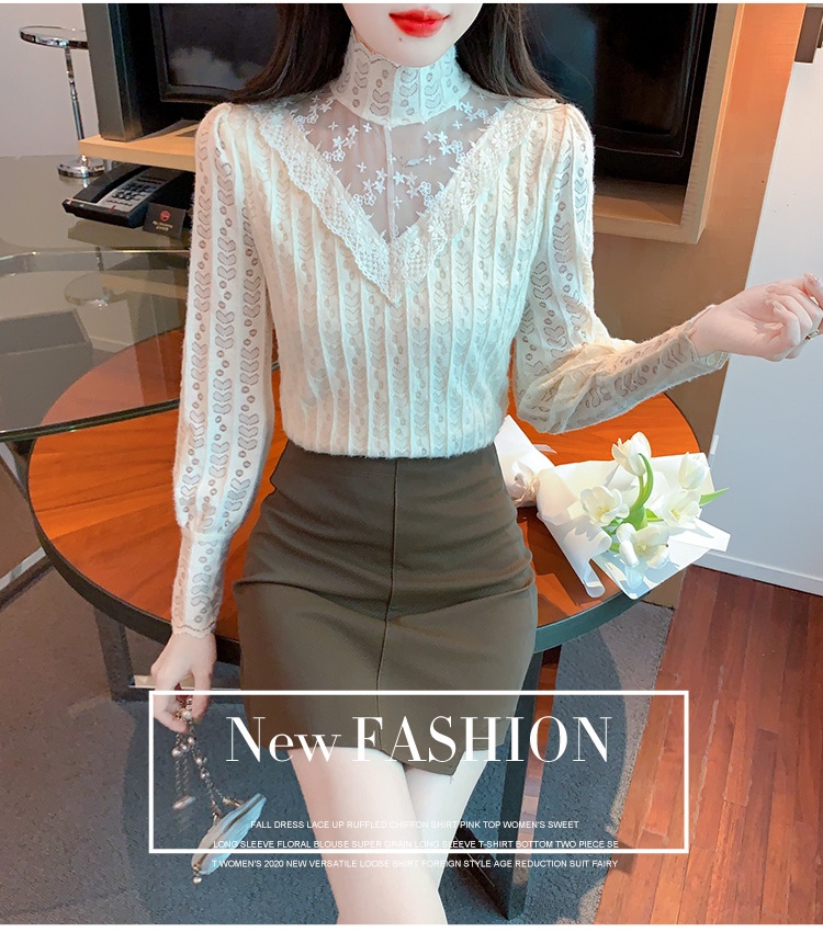 Fashion Western style small shirt lace tops for women